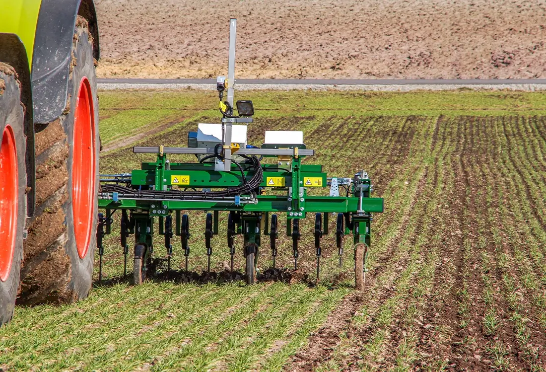 Garford Twinshift auf dem Feld