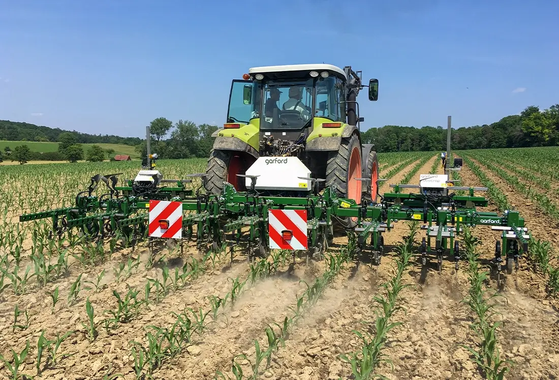 Garford Twinshift auf dem Feld